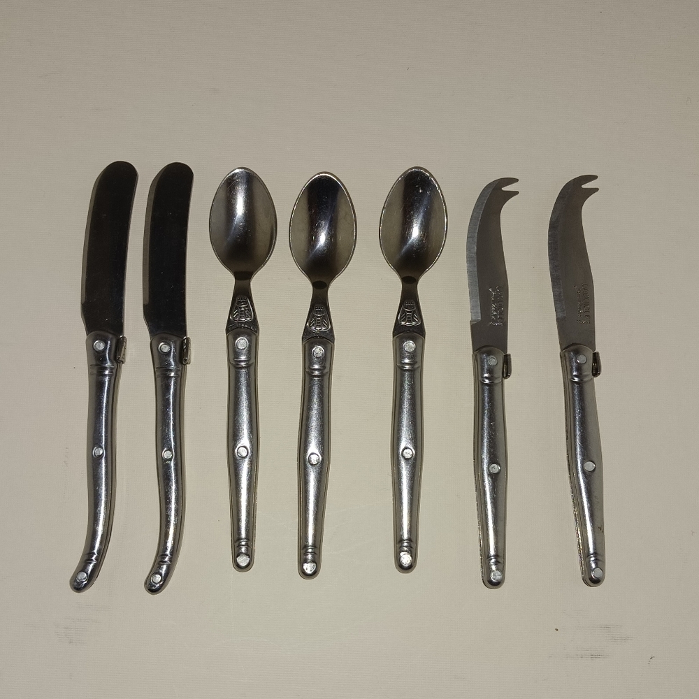 Laguiole Stainless Steel Cheese Forks / knives, Spreaders & Spoons, …